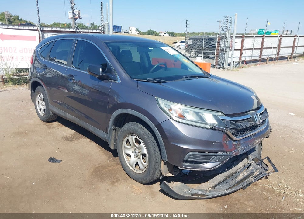 2015 HONDA CR-V LX VIN: 3CZRM3H36FG702267