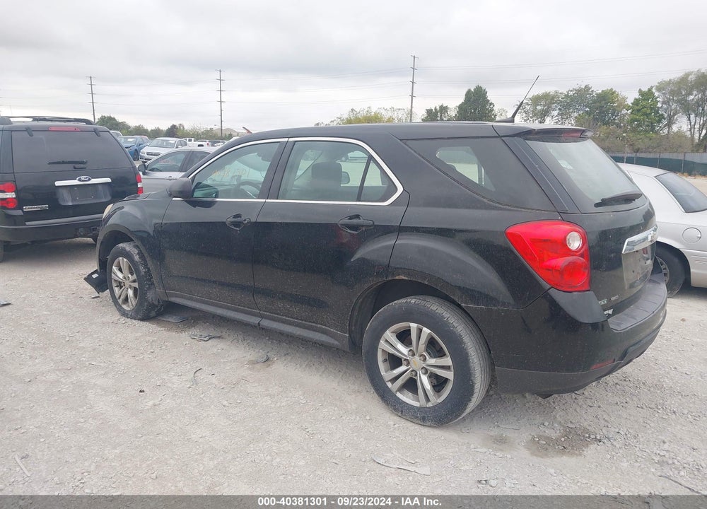 2012 CHEVROLET EQUINOX LS VIN: 2GNFLCEK7C6180836