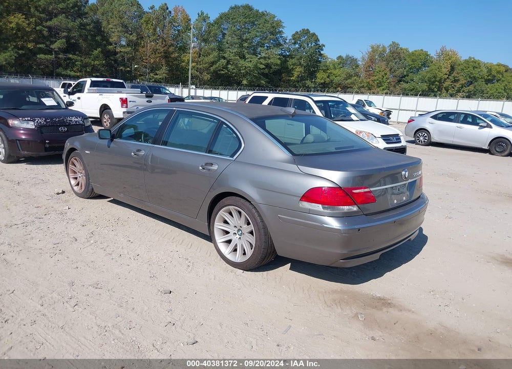 2006 BMW 750LI VIN: WBAHN83586DT31014