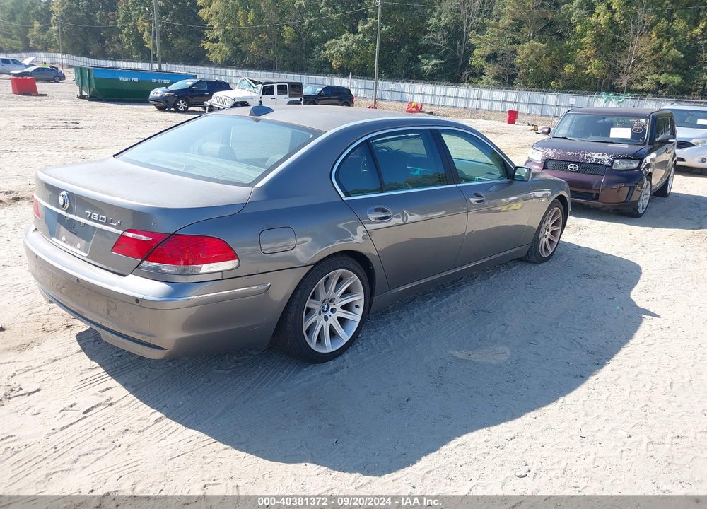2006 BMW 750LI VIN: WBAHN83586DT31014