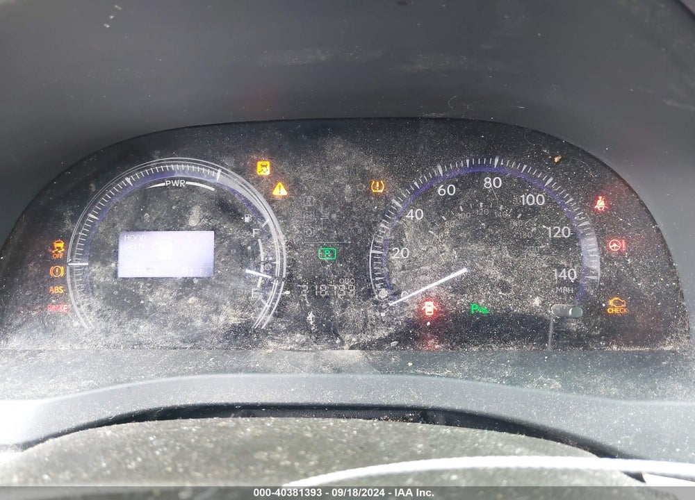 2011 LEXUS HS 250H PREMIUM VIN: JTHBB1BA7B2044713
