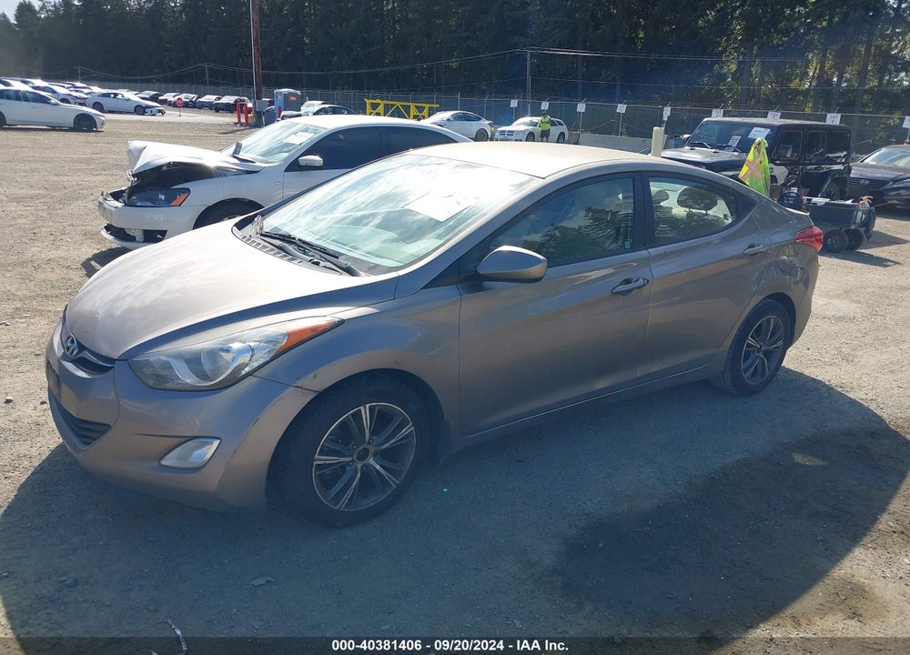 2013 HYUNDAI ELANTRA GLS VIN: 5NPDH4AEXDH293961