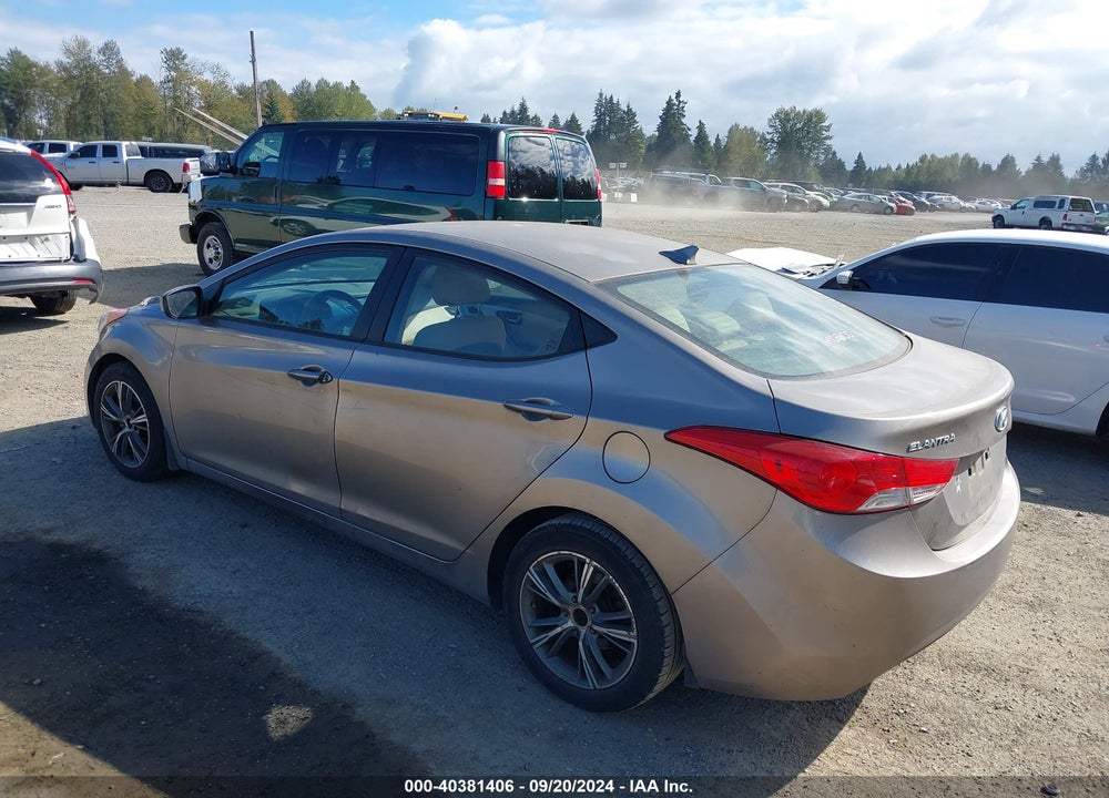2013 HYUNDAI ELANTRA GLS VIN: 5NPDH4AEXDH293961