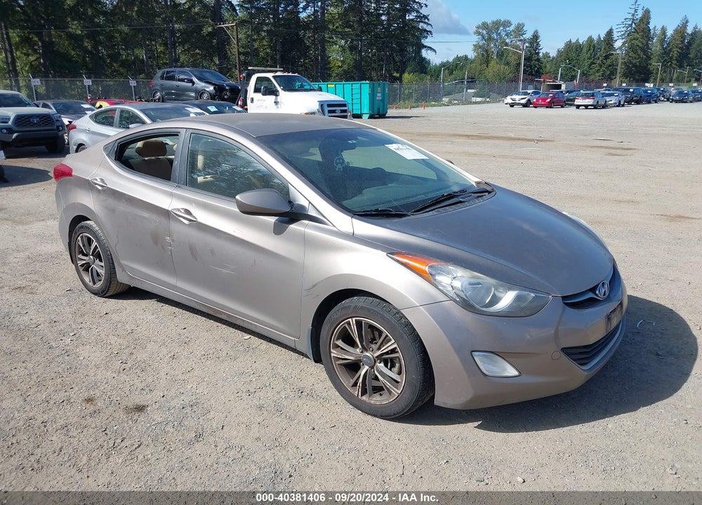 2013 HYUNDAI ELANTRA GLS VIN: 5NPDH4AEXDH293961