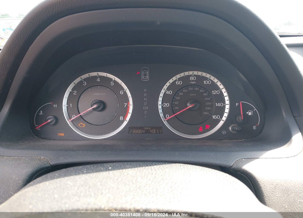 2009 HONDA ACCORD 2.4 LX VIN: 1HGCP26349A194482