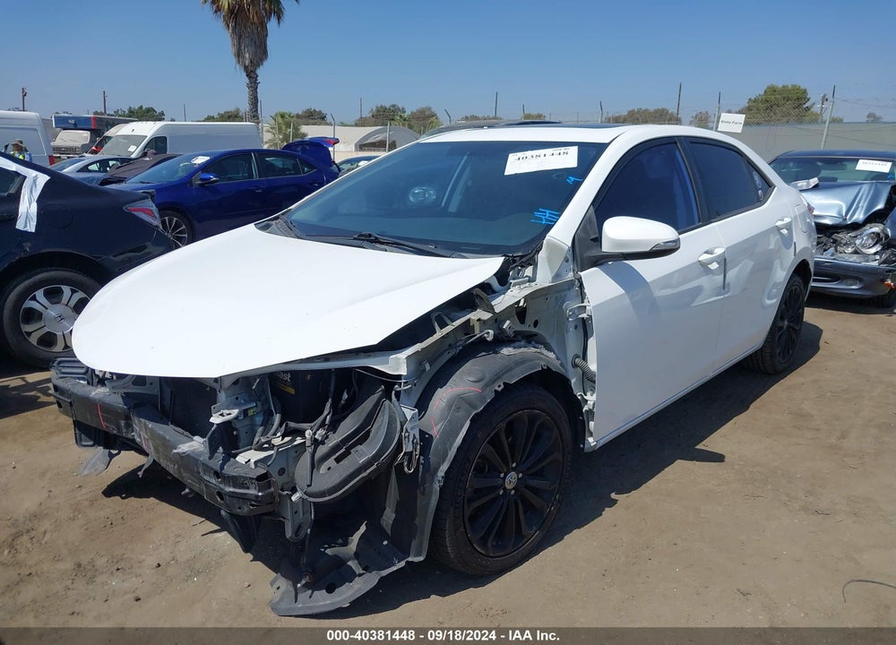 2014 TOYOTA COROLLA S PLUS VIN: 5YFBURHE7EP062168