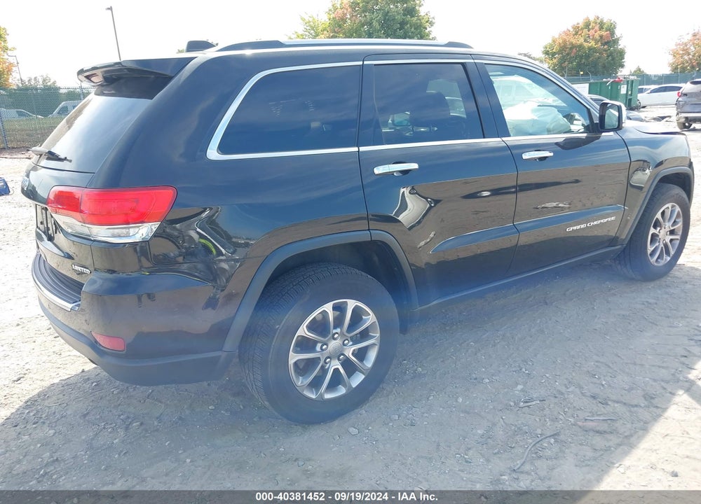 2015 JEEP GRAND CHEROKEE LIMITED VIN: 1C4RJFBG4FC649857