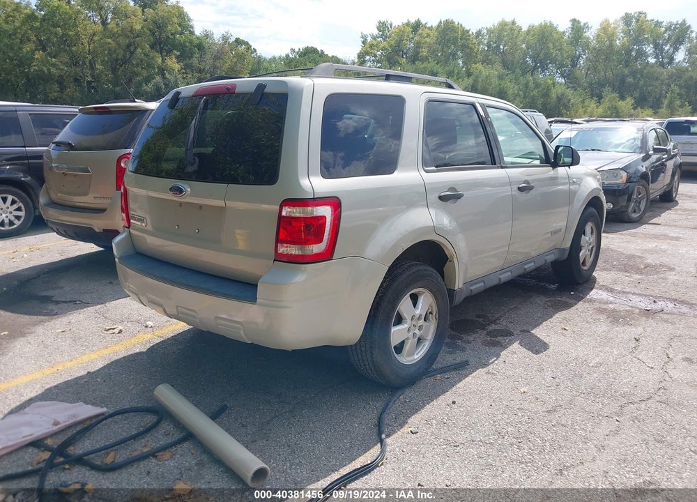 2008 FORD ESCAPE XLT VIN: 1FMCU03108KA05992