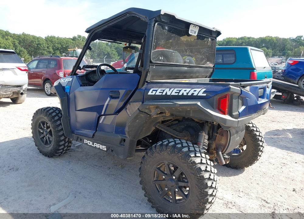2020 POLARIS GENERAL XP 1000 DELUXE RIDE COMMAND VIN: 3NSGXJ998LH196201