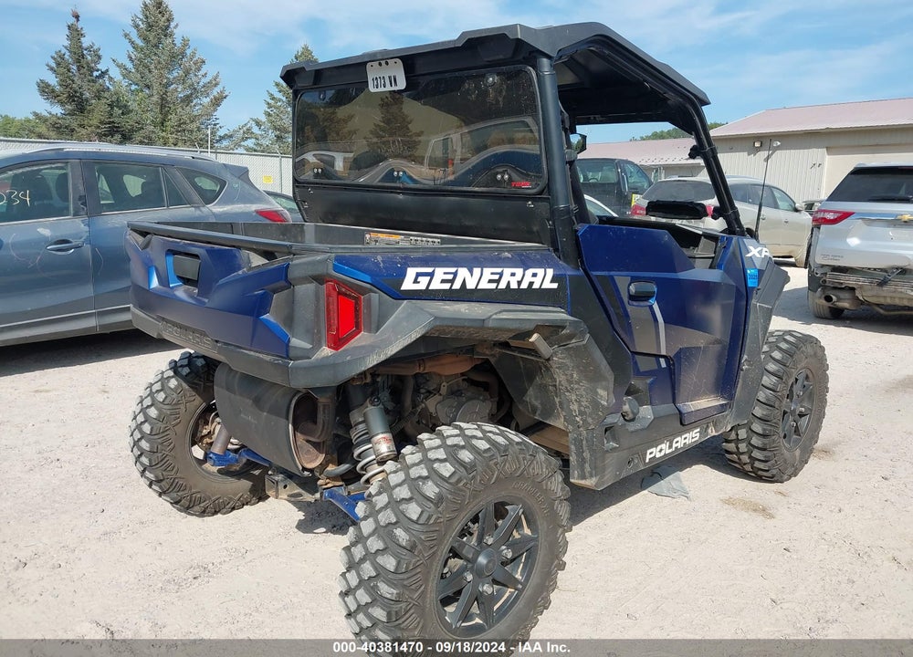 2020 POLARIS GENERAL XP 1000 DELUXE RIDE COMMAND VIN: 3NSGXJ998LH196201