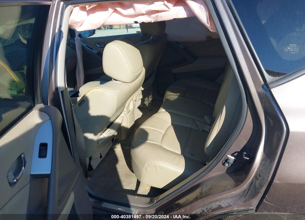 2011 NISSAN MURANO SL VIN: JN8AZ1MW4BW151118
