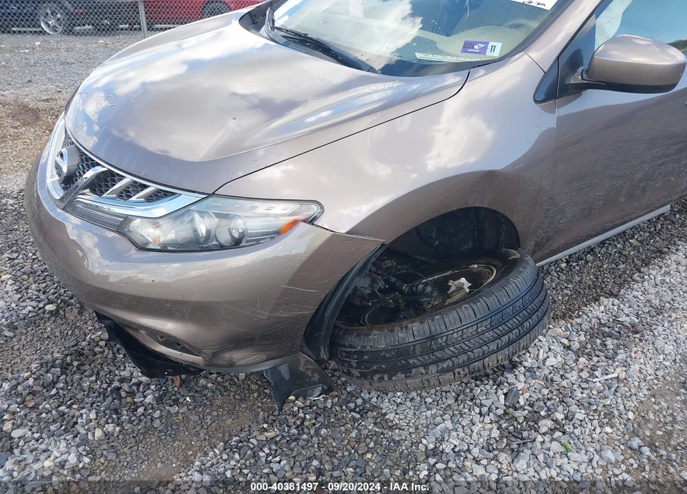 2011 NISSAN MURANO SL VIN: JN8AZ1MW4BW151118