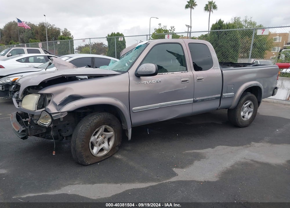 2001 TOYOTA TUNDRA LTD V8 VIN: 5TBRT38191S128886