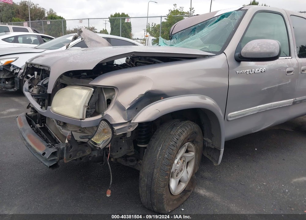 2001 TOYOTA TUNDRA LTD V8 VIN: 5TBRT38191S128886