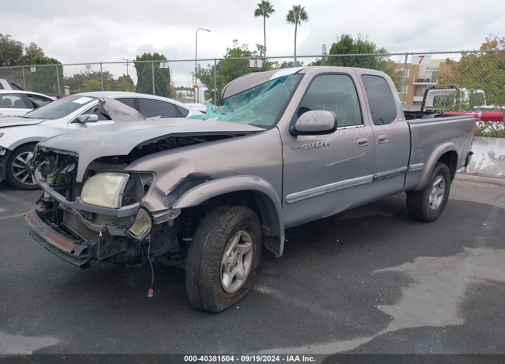 2001 TOYOTA TUNDRA LTD V8 VIN: 5TBRT38191S128886