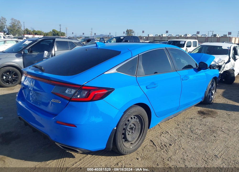2022 HONDA CIVIC SPORT TOURING VIN: 19XFL1H84NE006030