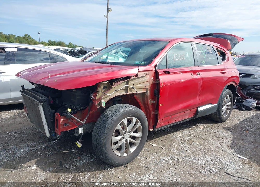 2019 HYUNDAI SANTA FE SE VIN: 5NMS23AD8KH107256