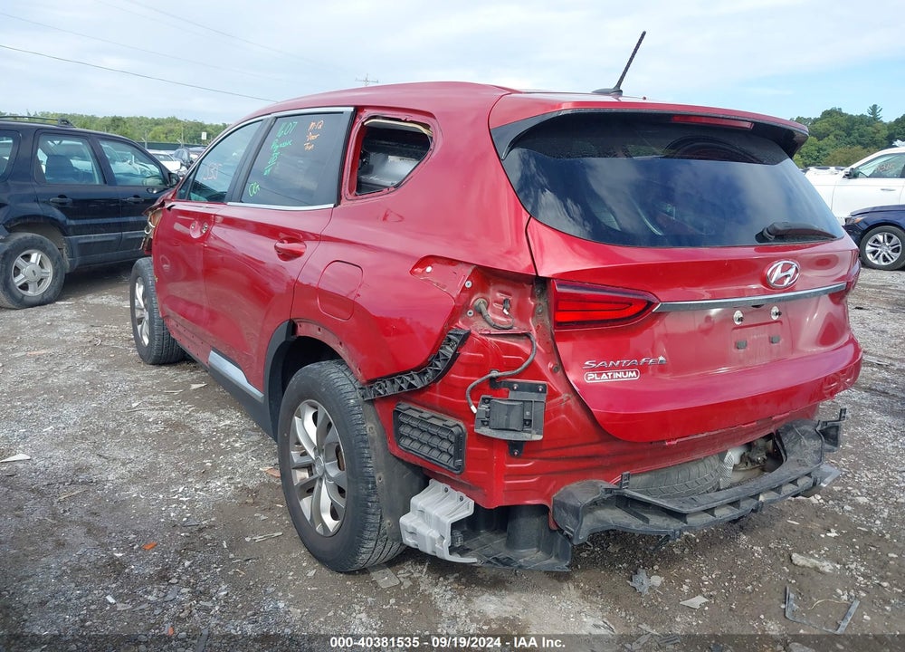 2019 HYUNDAI SANTA FE SE VIN: 5NMS23AD8KH107256