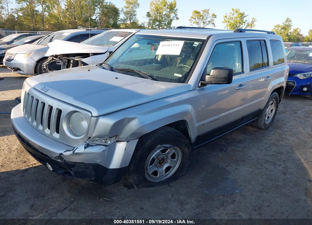 2012 JEEP PATRIOT SPORT VIN: 1C4NJPBA9CD724820