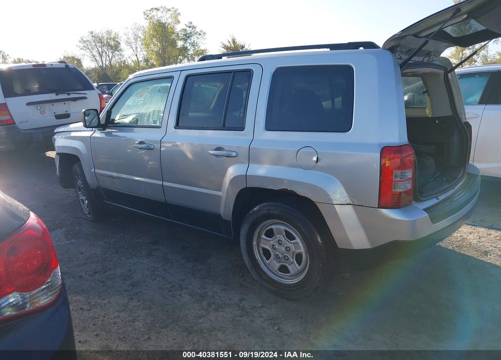 2012 JEEP PATRIOT SPORT VIN: 1C4NJPBA9CD724820