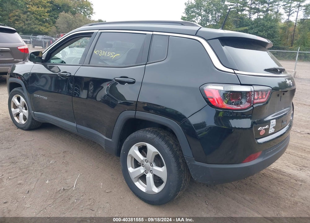2018 JEEP COMPASS LATITUDE 4X4 VIN: 3C4NJDBB2JT175816