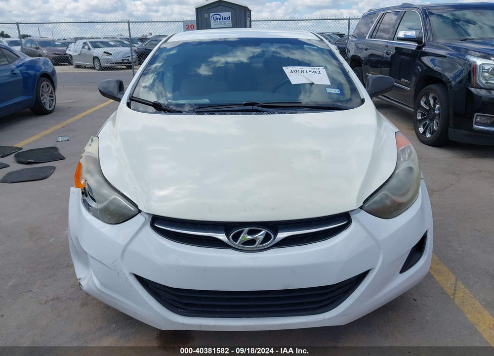 2012 HYUNDAI ELANTRA GLS VIN: 5NPDH4AE6CH098003