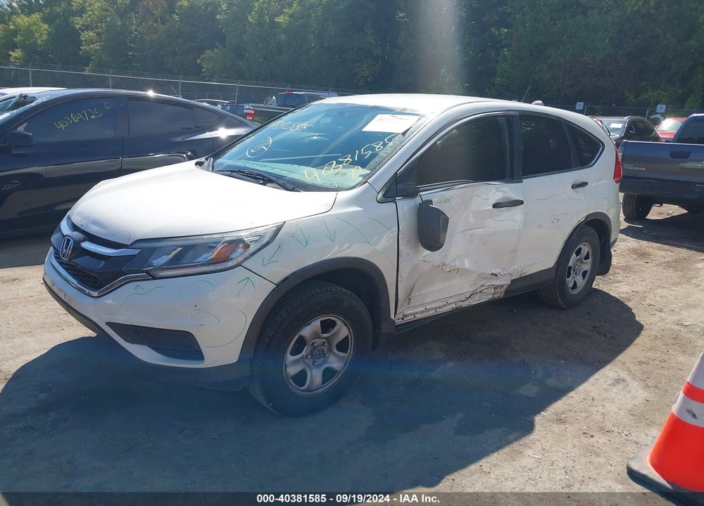 2015 HONDA CR-V LX VIN: 5J6RM4H3XFL023854