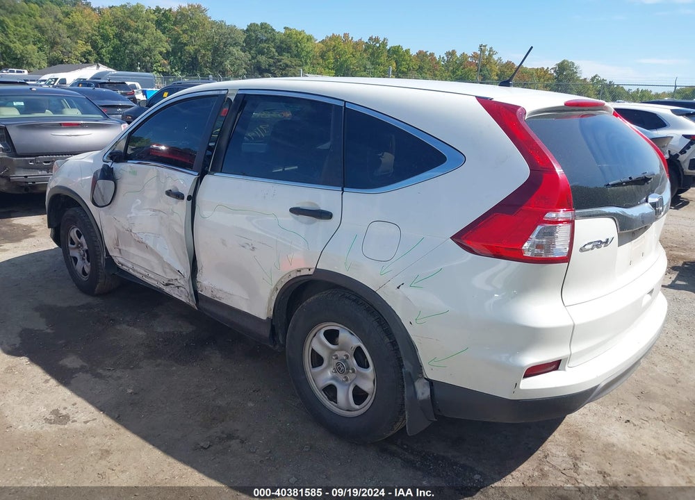 2015 HONDA CR-V LX VIN: 5J6RM4H3XFL023854
