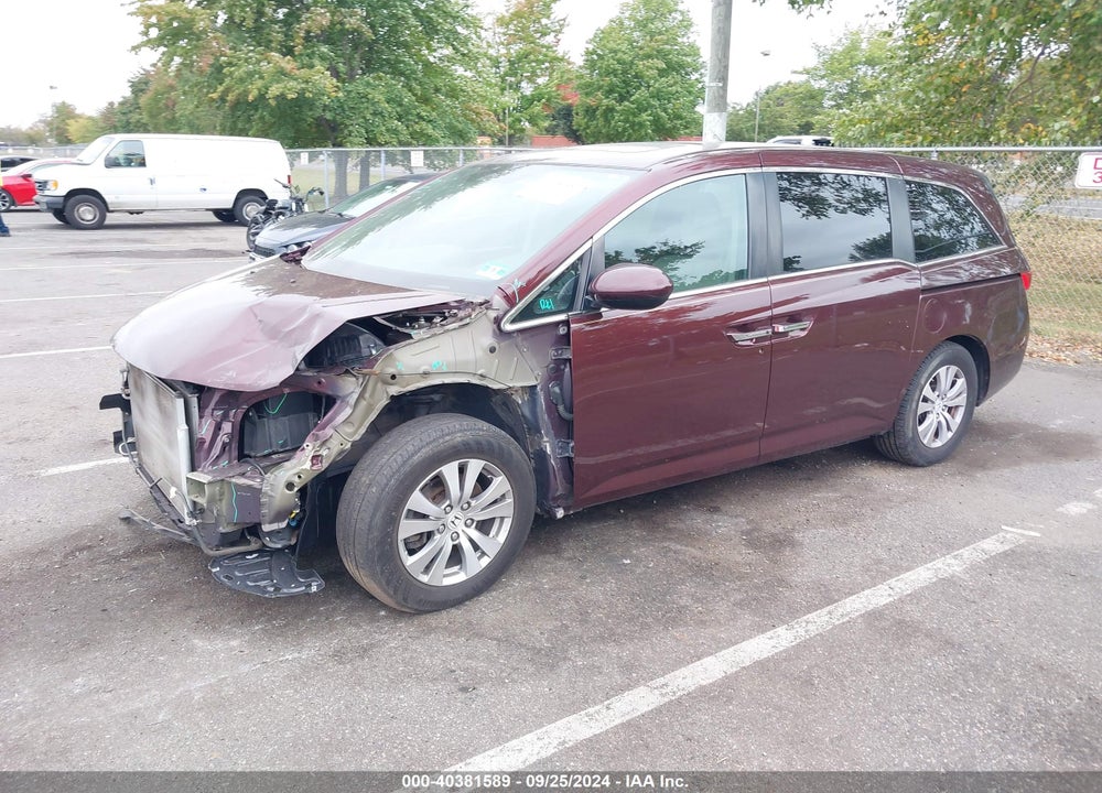 2015 HONDA ODYSSEY EX-L VIN: 5FNRL5H60FB083542