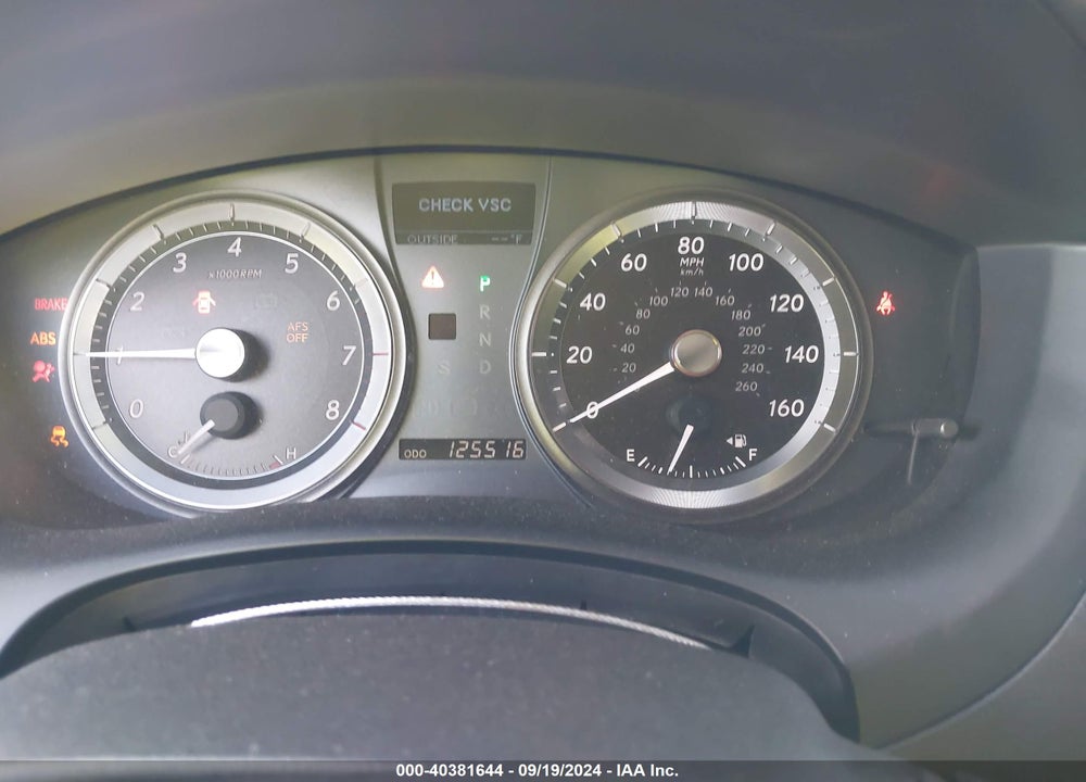 2009 LEXUS ES 350 VIN: JTHBJ46G992310603