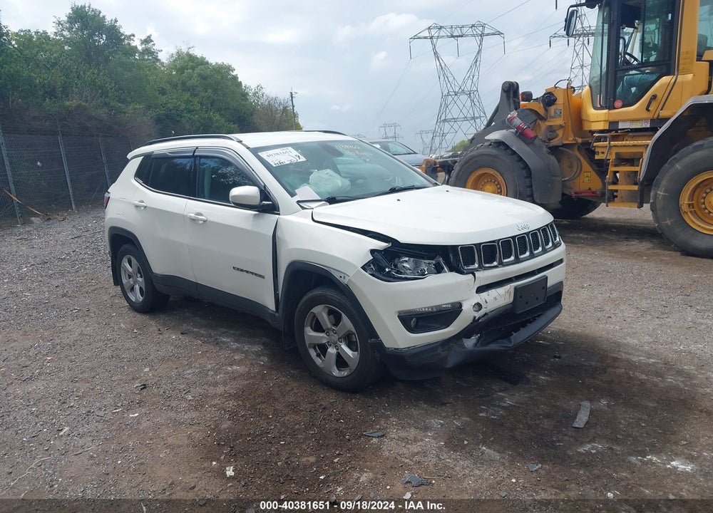 2018 JEEP COMPASS LATITUDE 4X4 VIN: 3C4NJDBB5JT434962