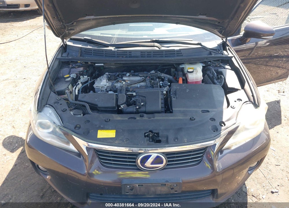 2012 LEXUS CT 200H PREMIUM VIN: JTHKD5BH6C2108109