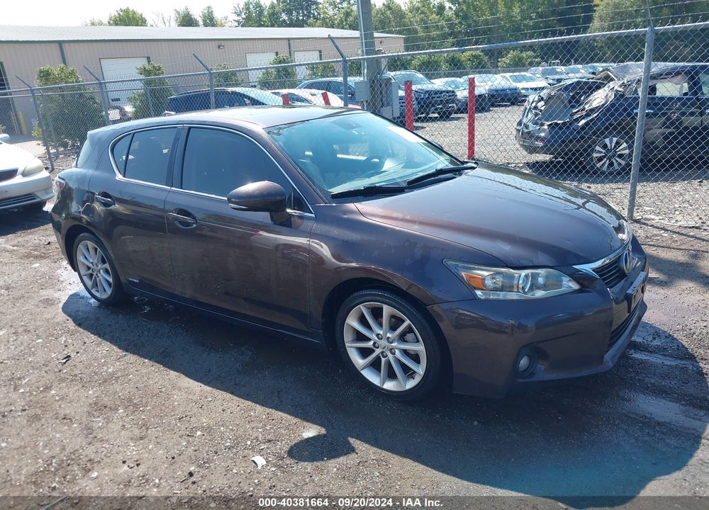 2012 LEXUS CT 200H PREMIUM VIN: JTHKD5BH6C2108109