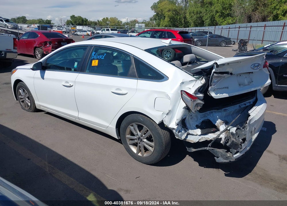 2016 HYUNDAI SONATA VIN: 5NPE24AF6GH393834