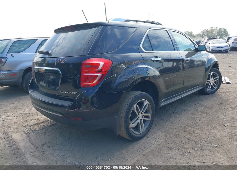 2016 CHEVROLET EQUINOX LTZ VIN: 2GNALDEKXG6283867