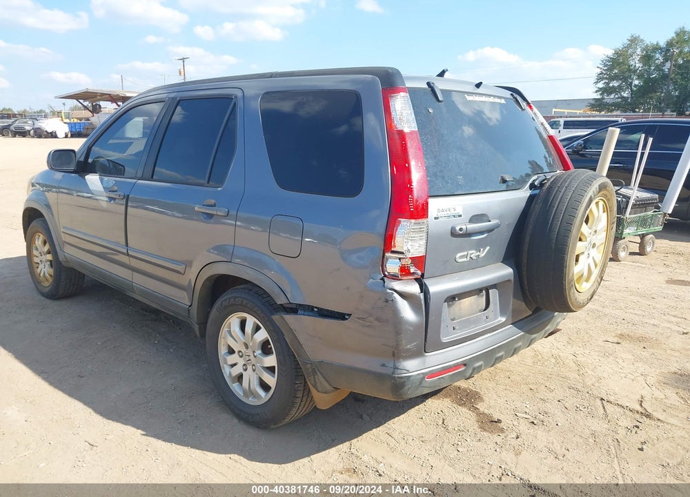 2006 HONDA CR-V SE VIN: JHLRD78906C015390