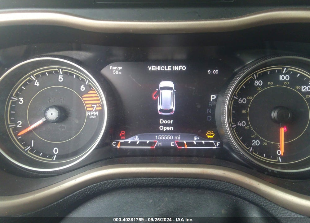2017 JEEP CHEROKEE LIMITED FWD VIN: 1C4PJLDB7HW522108