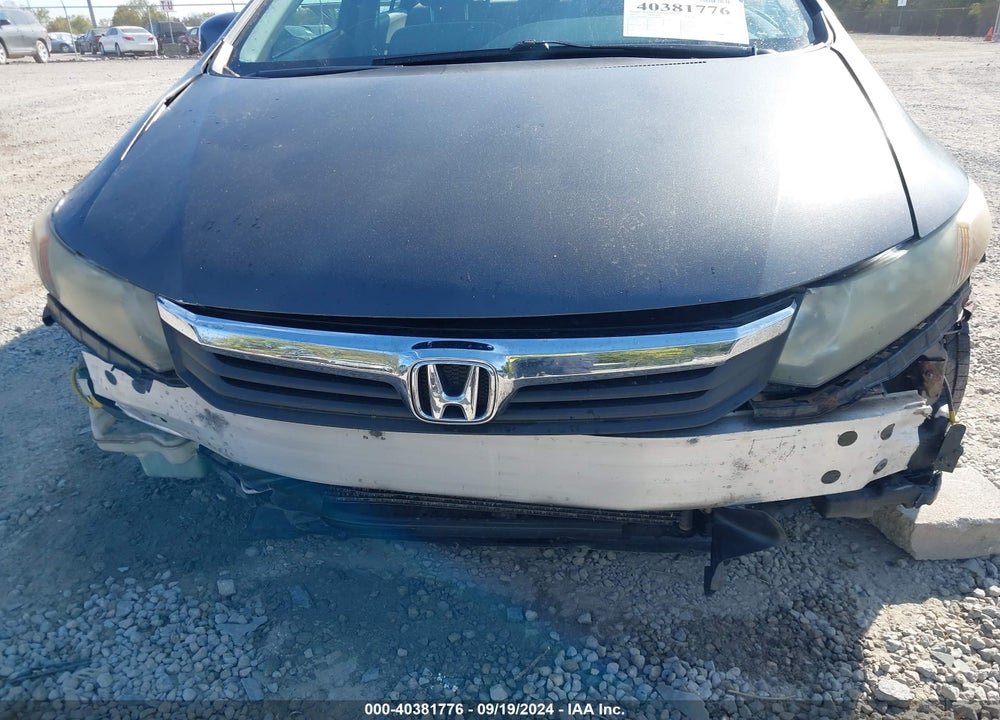 2012 HONDA CIVIC LX VIN: 19XFB2F51CE014004