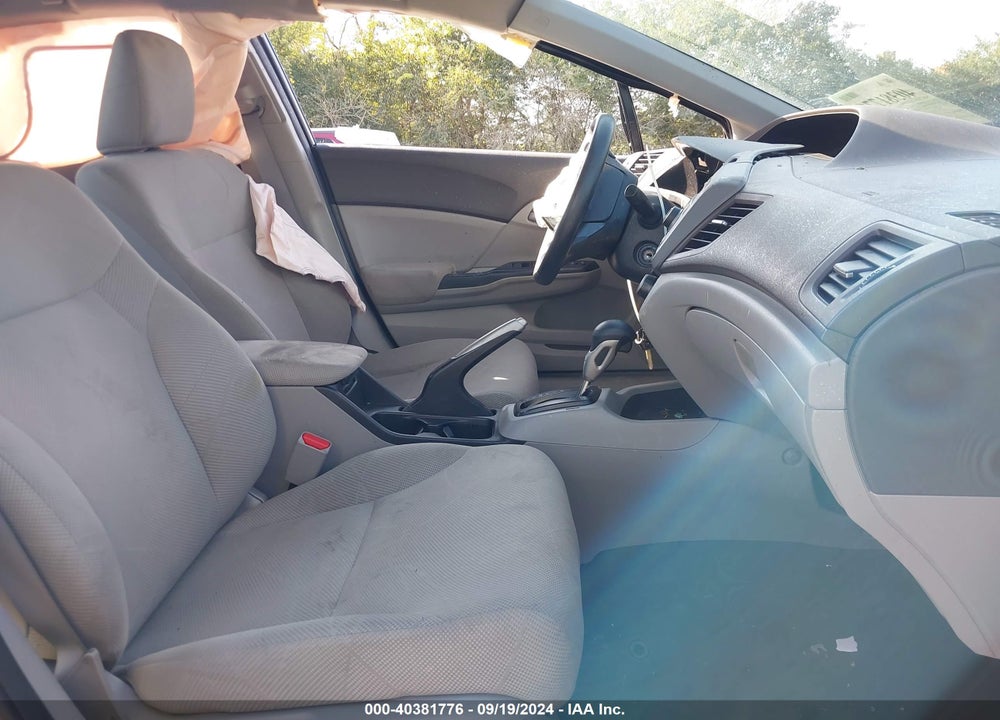 2012 HONDA CIVIC LX VIN: 19XFB2F51CE014004