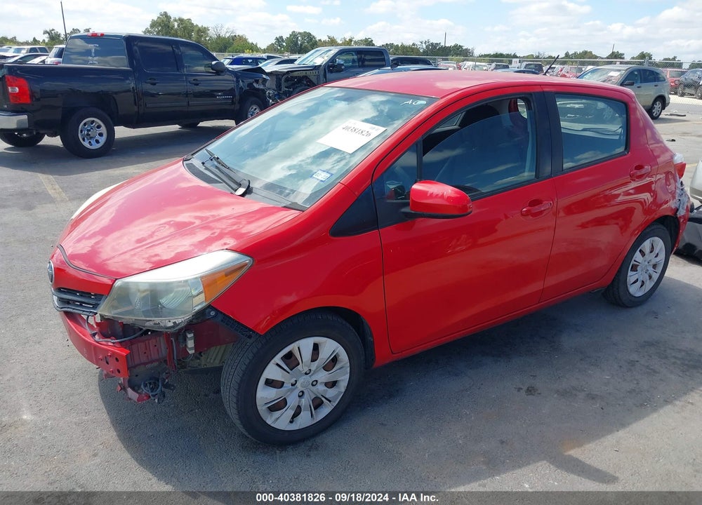 2014 TOYOTA YARIS L (TMMF PLANT) VIN: VNKKTUD3XEA010510