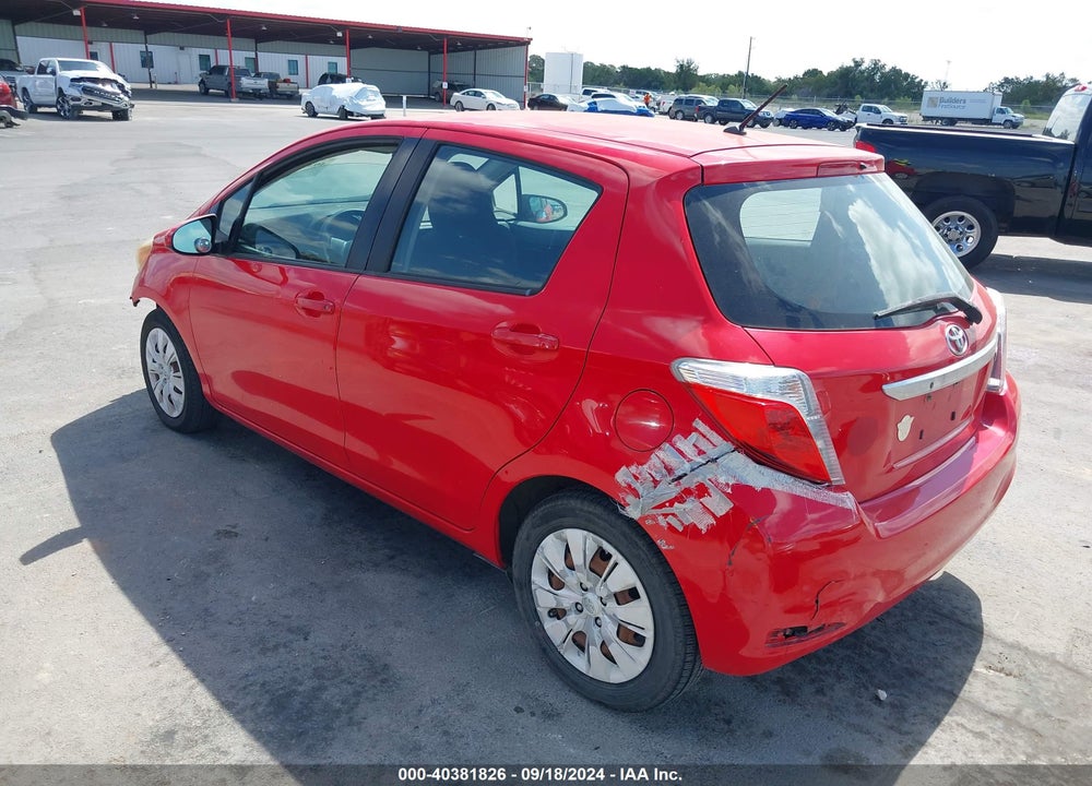 2014 TOYOTA YARIS L (TMMF PLANT) VIN: VNKKTUD3XEA010510