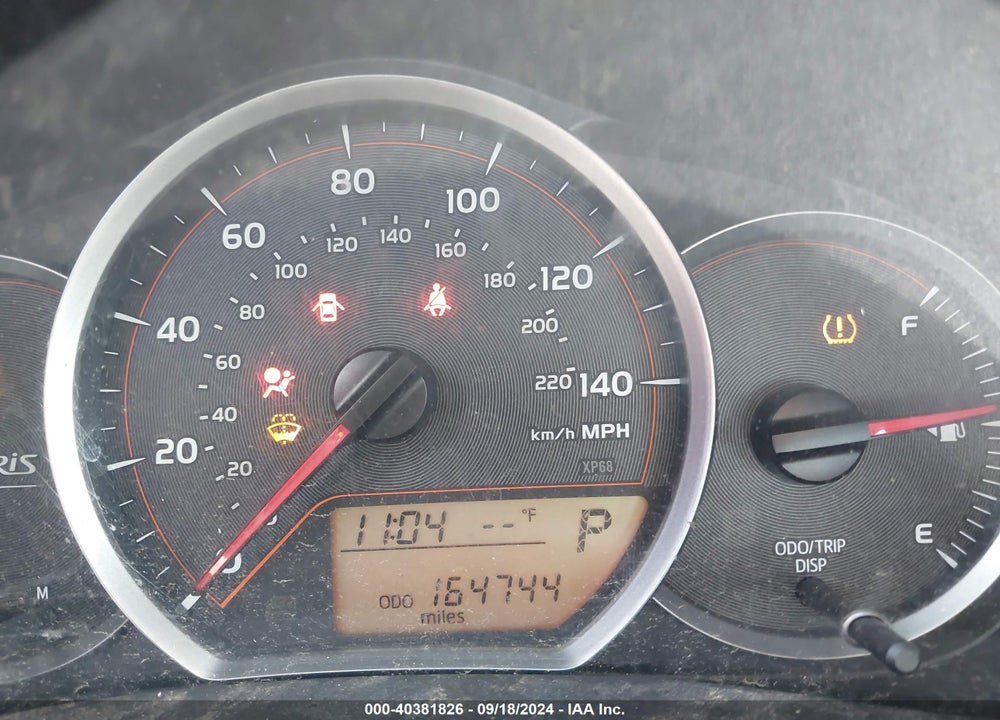 2014 TOYOTA YARIS L (TMMF PLANT) VIN: VNKKTUD3XEA010510