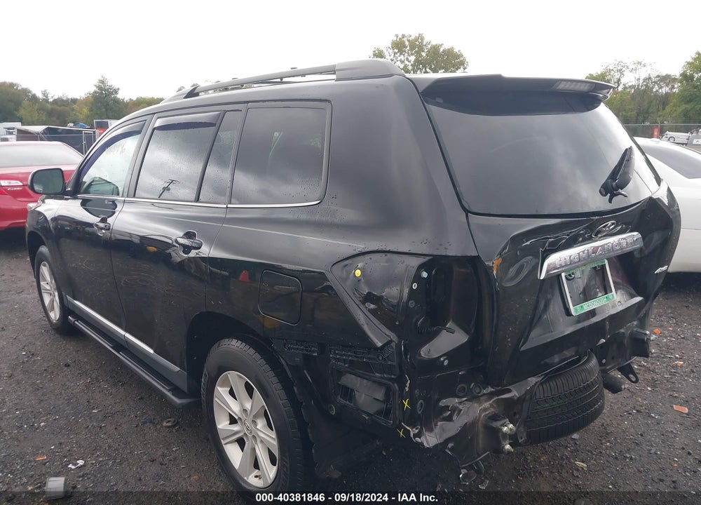 2012 TOYOTA HIGHLANDER SE V6 VIN: 5TDBK3EH8CS149955