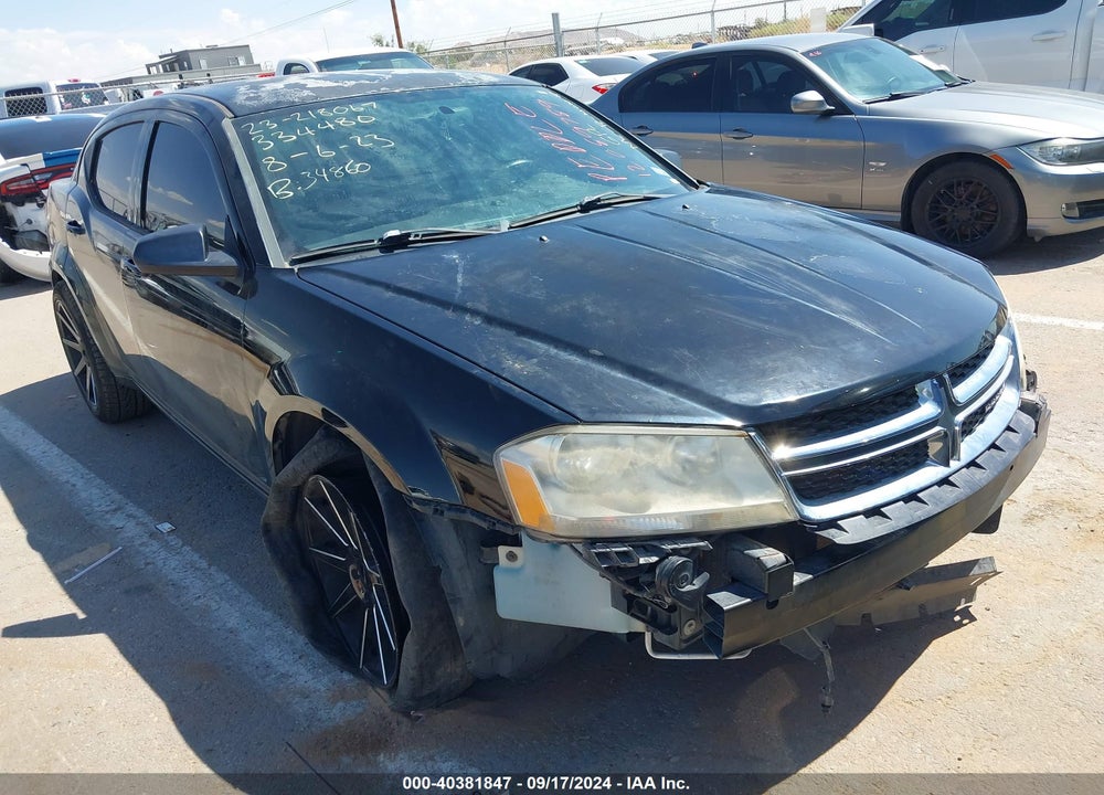 2014 DODGE AVENGER SE VIN: 1C3CDZAB9EN138768