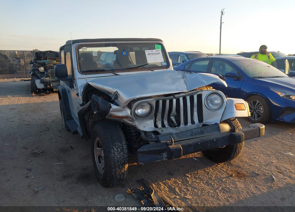 2003 JEEP WRANGLER X VIN: 1J4FA39S63P351899