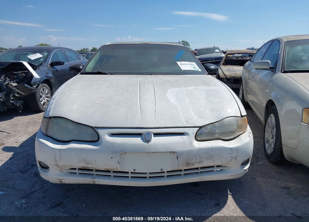 2004 CHEVROLET MONTE CARLO SS VIN: 2G1WX12K449106403