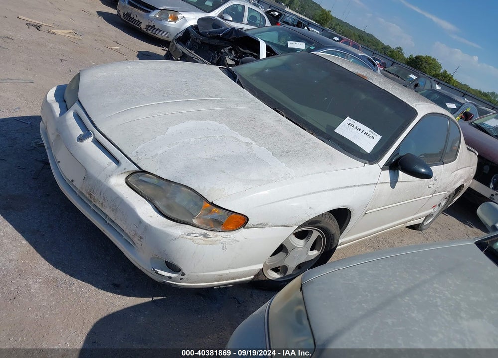 2004 CHEVROLET MONTE CARLO SS VIN: 2G1WX12K449106403