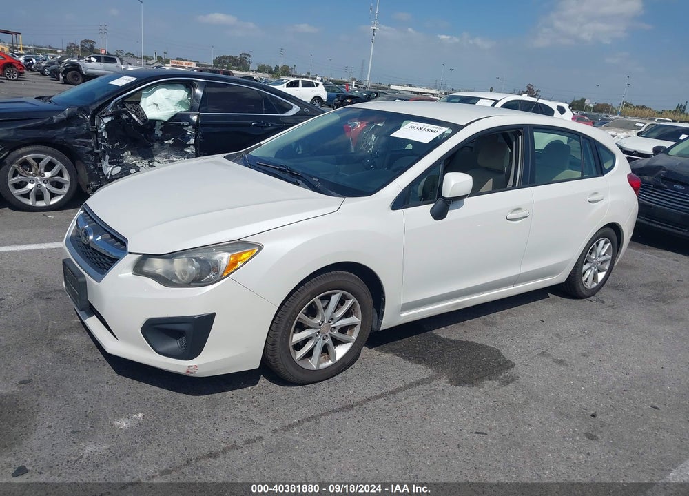 2013 SUBARU IMPREZA 2.0I PREMIUM VIN: JF1GPAC63D1892573
