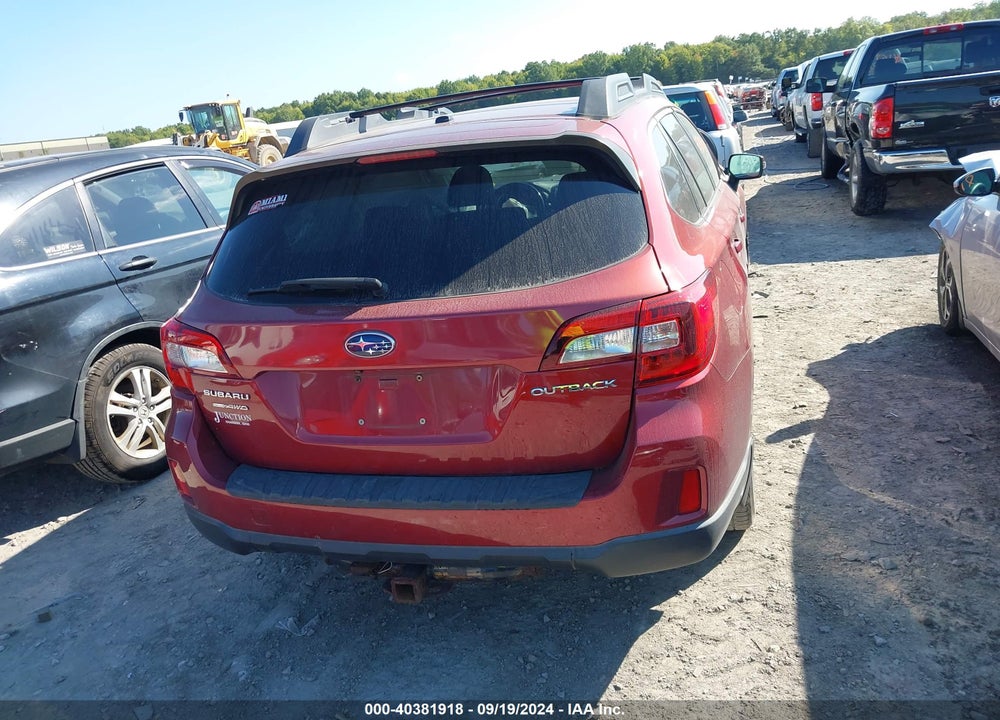 2015 SUBARU OUTBACK 2.5I LIMITED VIN: 4S4BSBNC6F3346588