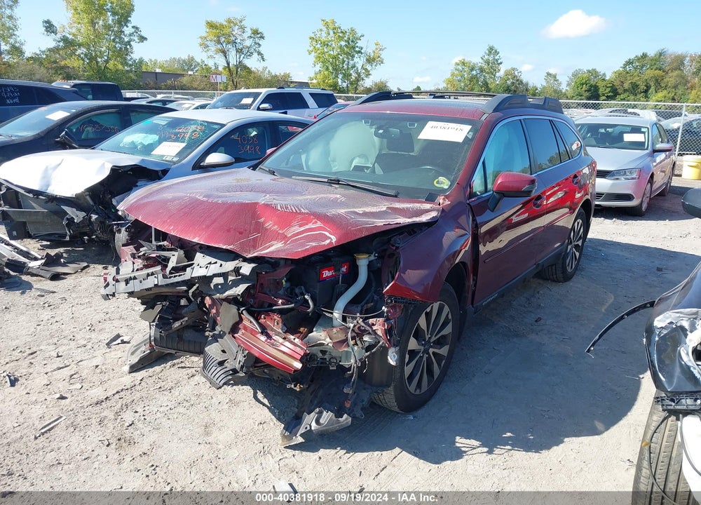 2015 SUBARU OUTBACK 2.5I LIMITED VIN: 4S4BSBNC6F3346588